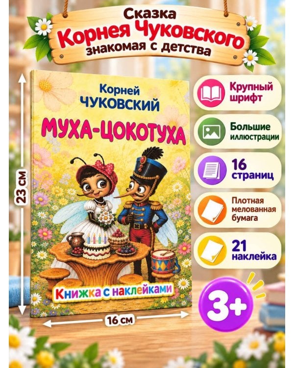 Дополнительное изображение книги «Муха-Цокотуха»