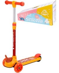 Самокат 3-х колесный со светом 50*25*57 （83）см (Арт. 806QJ/3)