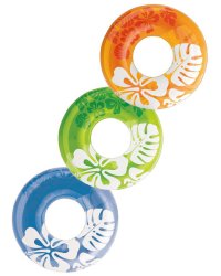 Круг надувной для плавания 91 см. Ясный цвет INTEX Новый дизайн (3 вида). Арт. 59251NP