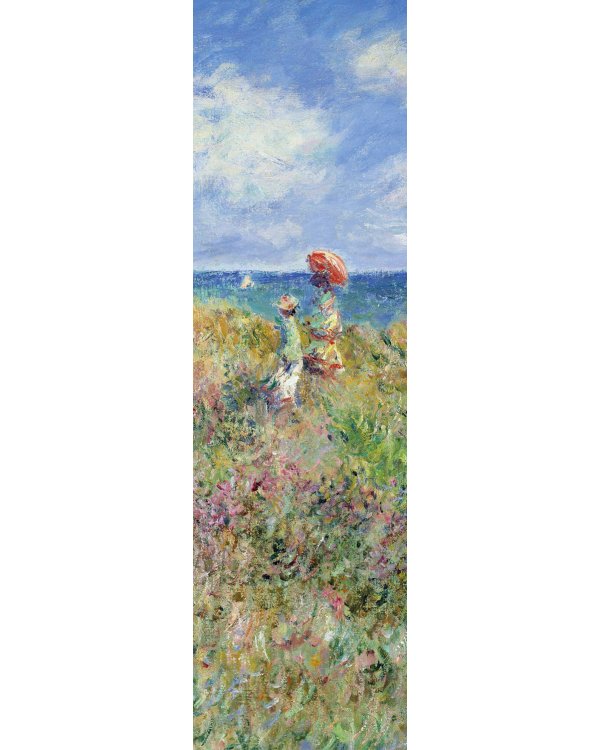 Закладка с резинкой. Клод Моне. Прогулка по скалам Пурвиля (Арте)