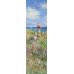 Артзакладка Закладка с резинкой. Клод Моне. Прогулка по скалам Пурвиля (Арте)