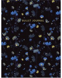 Блокнот в точку: Bullet Journal (полночные цветы, 144 c., пружина)