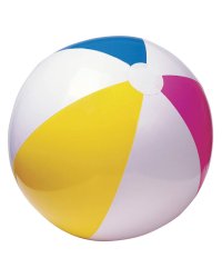 Мяч пляжный 61 см. Цветные дольки INTEX. Арт. 59030NP