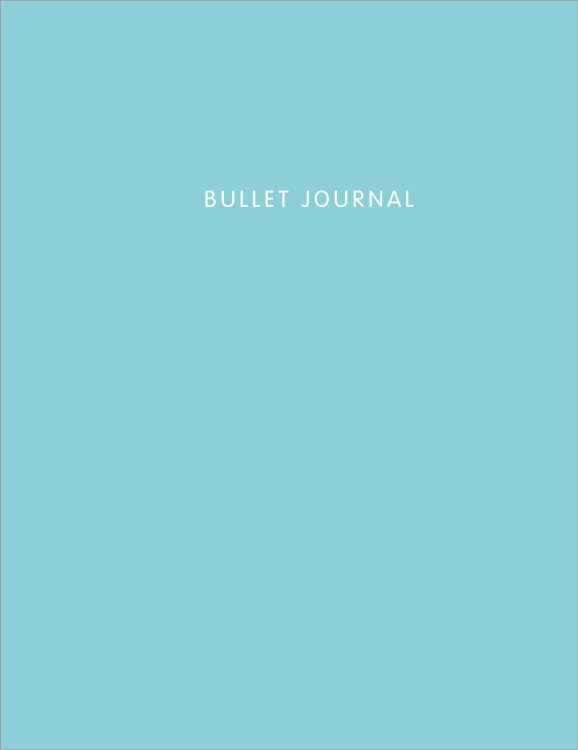 Блокнот в точку: Bullet Journal (бирюзовый, 144 c., пружина)