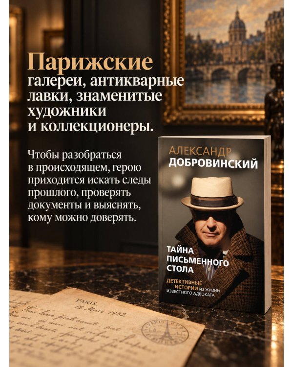 Дополнительное изображение книги «Тайна письменного стола. Детективные истории из жизни известного адвоката (покет)»