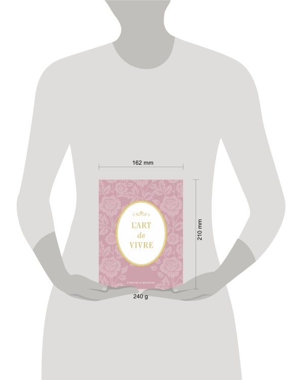 Блокнот "L'Art de Vivre. Счастье в мелочах" (Роза, линейка)