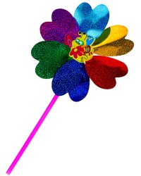 Серия Весёлые забавы: Ветерок (28см)"Цветок-желание"(в пакете) ( Арт. QH03)