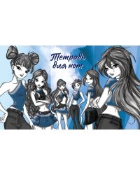 Тетрадь для нот. Winx. Клуб фей (8 л., А5, горизонтальная, скрепка)