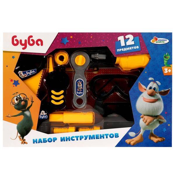ИНСТРУМЕНТЫ (Умка) Набор инструментов БУБА кор.43*29,7*5,5см ИГРАЕМ ВМЕСТЕ в кор.2*18шт