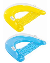 Матрас надувной для плавания 152x99 см. Кресло с ручками INTEX (2 вида). Арт. 58859NP