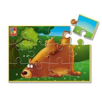 Мягкие пазлы А5 (Ярасту) Мягкие пазлы А5 "Медвежата"