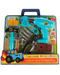 Набор инструментов СИНИЙ ТРАКТОР блист.32,3*27,8*6,8см ИГРАЕМ ВМЕСТЕ в кор.2*24шт
