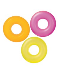 Круг надувной для плавания 91 см. Неоновый холод INTEX (3 вида). Арт. 59262NP