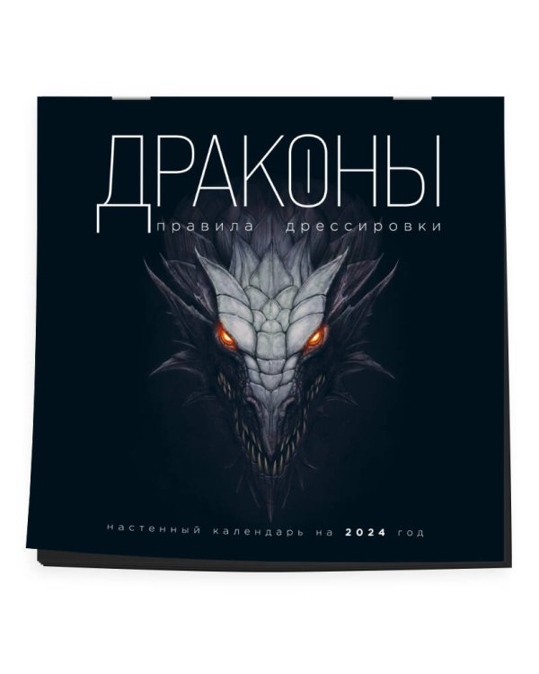 Драконы. Правила дрессировки. Календарь настенный на 2024 год (300х300)