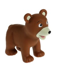 Игрушка для ванны мишка 1 шт. в сетке КАПИТОШКА в кор.100шт