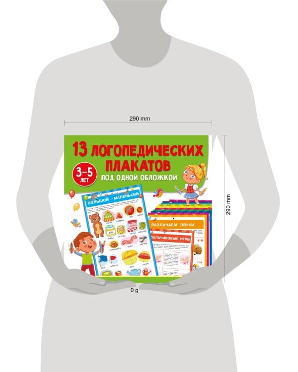 13 логопедических плакатов под одной обложкой