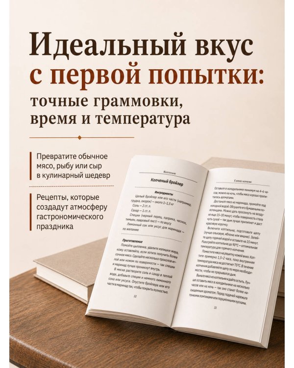 Дополнительное изображение книги «Коптильня: сборник рецептов»