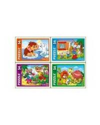 ПАЗЛЫ 54 элемента. ИНТЕРЕСНЫЕ СЮЖЕТЫ (Арт. П54-5626) кратно 32