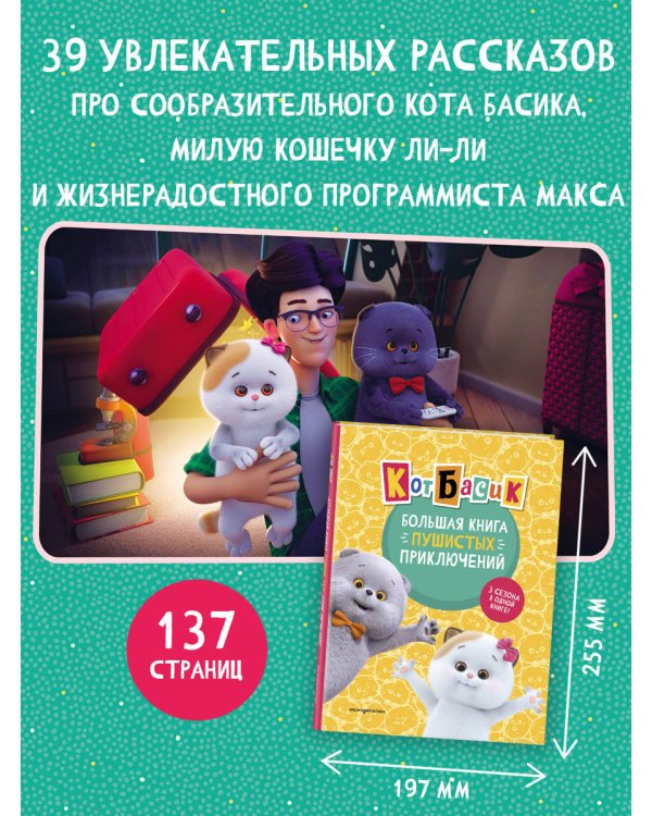 Кот Басик. Большая книга пушистых приключений