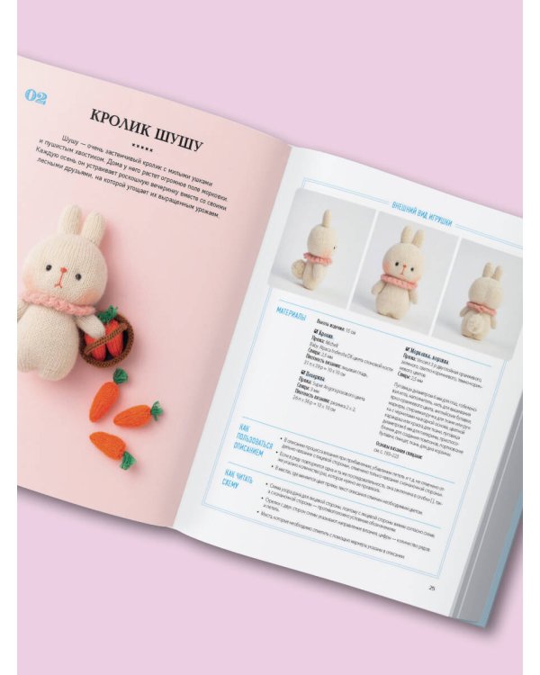 Приключения в стране вязания на спицах. 20 милых игрушек из Кореи