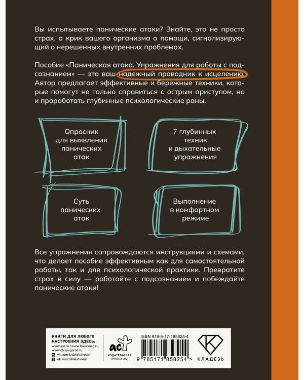 Паническая атака. Упражнения для работы с подсознанием