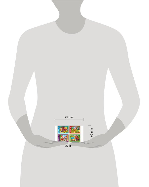 ПАЗЛЫ 54 элемента. САМЫЕ ВЕСЁЛЫЕ КАРТИНКИ (Арт. П54-5627) кратно 32