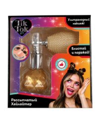 Хайлайтер рассыпчаты, золотой TIK TOK GIRL в кор.4*24шт