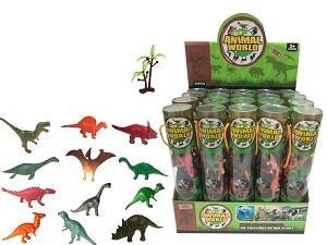 Игровой набор в тубусе "Динозавры"