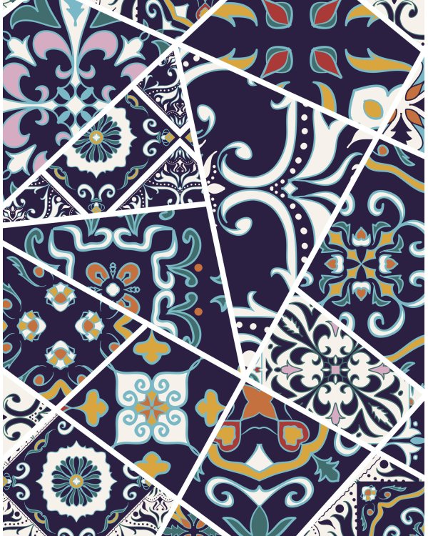 Дневник школьный. Витражи (А5, 48 л., твердая обложка, крашенный обрез, с резинкой)