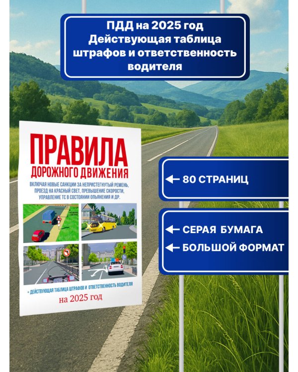 Правила дорожного движения на 2025 год. Действующая таблица штрафов и ответственность водителя