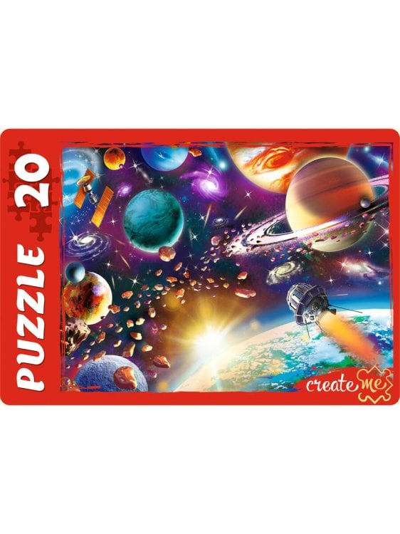 02. МАКСИ-ПАЗЛЫ 20 элементов (Рыжий Кот) МАКСИ-ПАЗЛЫ 20 элементов. КОСМОС №7 (Арт. ПУ20-1095)