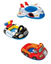 Круг надувной для плавания с сидением 89x76 см. Машинки и самолеты INTEX Новый дизайн. Арт. 59586NP