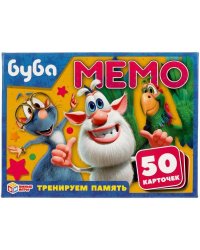 Буба. Карточная игра Мемо. (50 карточек). Кор.: 125х170х40мм, карточки 65х95мм. Умные игры в кор50шт