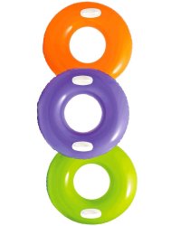 Круг надувной для плавания 76 см. Глянцевый с ручками INTEX (3 вида). Арт. 59258NP