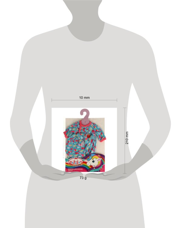 Одежда для кукол 30-35 см, на плечиках в пакете КАРАПУЗ в кор.96шт