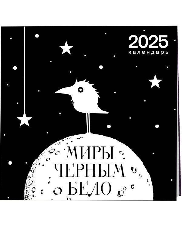 Арт-календарь 2025. Миры «Черным-бело»