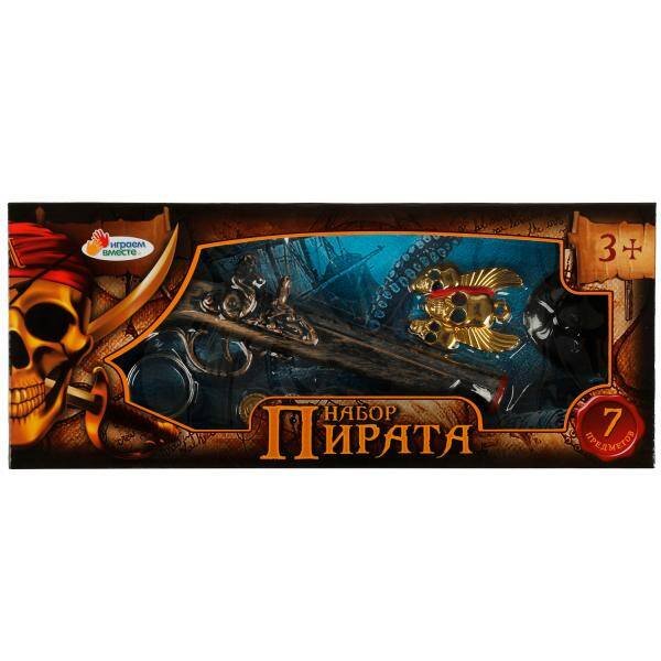 Набор пирата кор.35,5*15*4,5см ИГРАЕМ ВМЕСТЕ в кор.2*48шт
