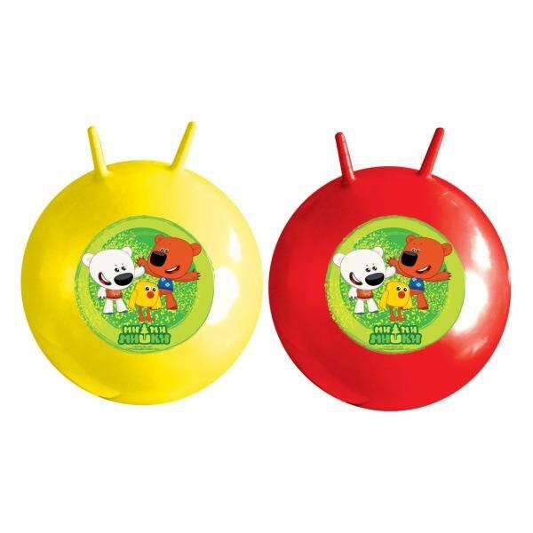 МЯЧ "ИГРАЕМ ВМЕСТЕ" "МИМИМИШКИ" 45СМ С РОЖКАМИ, В АССОРТ. В РУСС. КОР. в кор.24шт