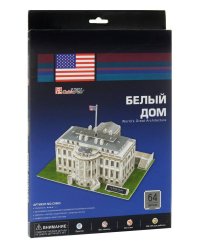 3D пазл Белый дом, 64 детали