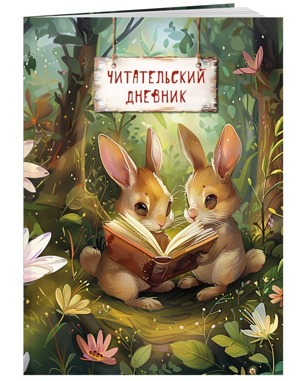 Читательский дневник. Волшебный лес. Зайчик (32 л, мягкая обложка)
