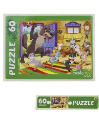 39. ПАЗЛЫ 60 элементов. ВОЛК И СЕМЕРО КОЗЛЯТ (Арт. ПУ60-0459)