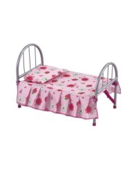 Игровой набор мебели (46х27х32 см) "КРОВАТЬ" (с металл. каркасом) в пакете ( Арт. 9342-В)