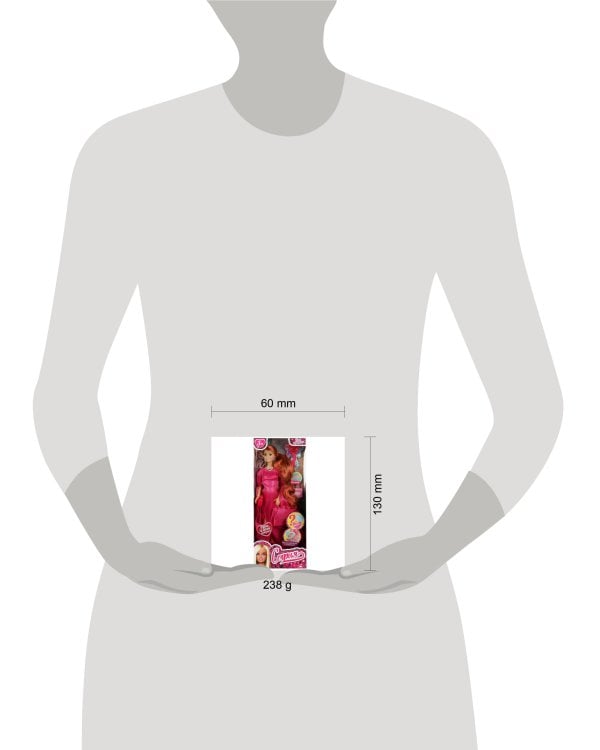 Кукла 29 см София беременная, руки и ноги сгиб, маникюр, акс, кор КАРАПУЗ в кор.24шт