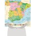 Карта ИСПАНИИ на испанском языке (58 х 87см)