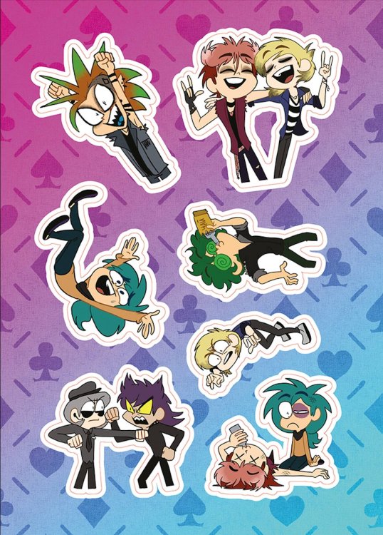 Комиксы студии «Феникс» Лист Стикеров "13 Карт. Концерт. Земля Королей"