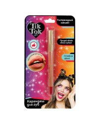 Карандаш для губ розовый TIK TOK GIRL в кор.24*12шт