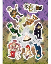 Лист Стикеров "13 Карт. Конец. Земля Королей"