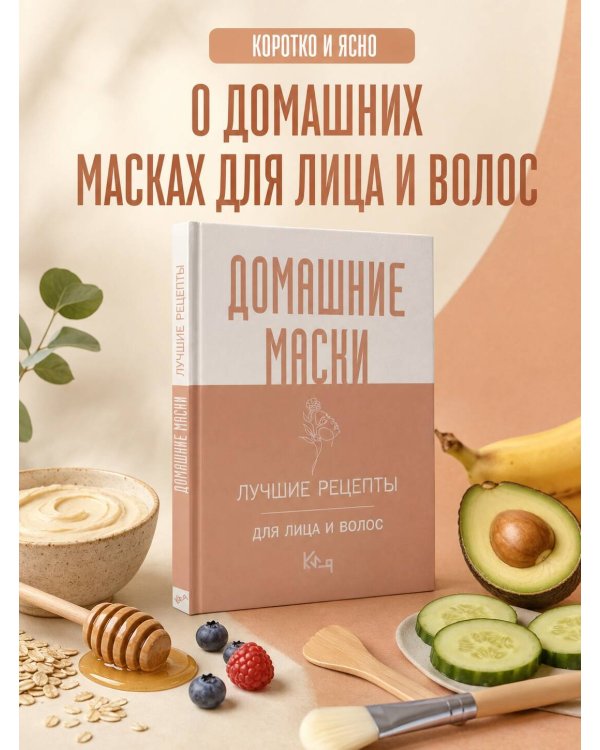 Дополнительное изображение книги «Домашние маски. Лучшие рецепты для лица и волос»