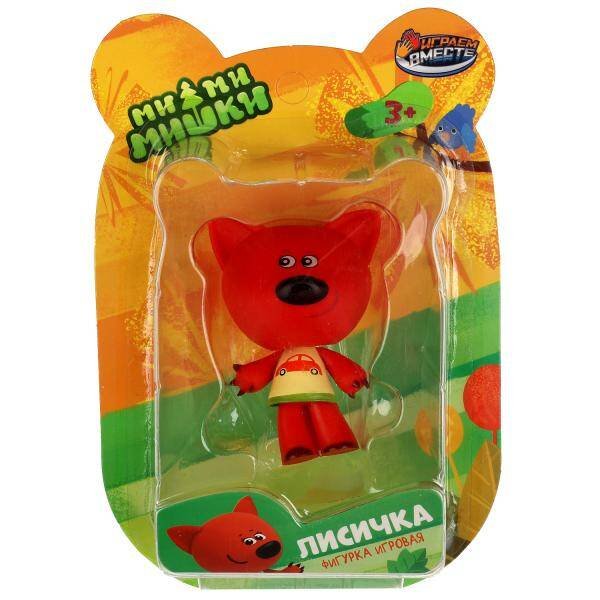 ФИГУРКИ (Умка) Фигурка Лисичка Ми-ми-мишки 8 см, на блистере ИГРАЕМ ВМЕСТЕ в кор.96шт
