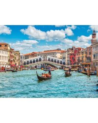 Алмаз мозаика блест.30х40 см, с подр.,с полн.заполн.цв.Яркая венеция в солнечный день.(Арт.AS34019)